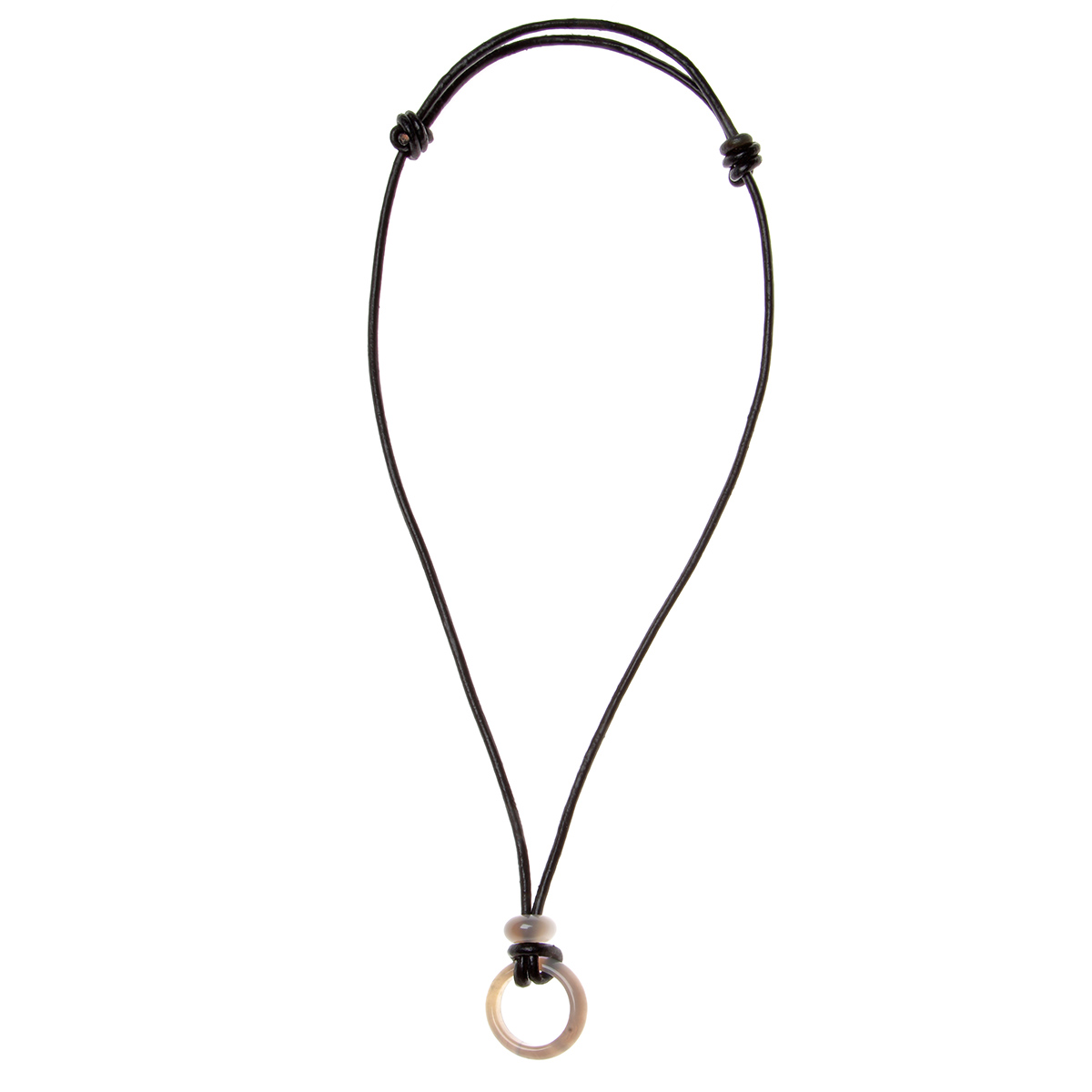 Necklace – Hanging for sunglasses - Caramel White